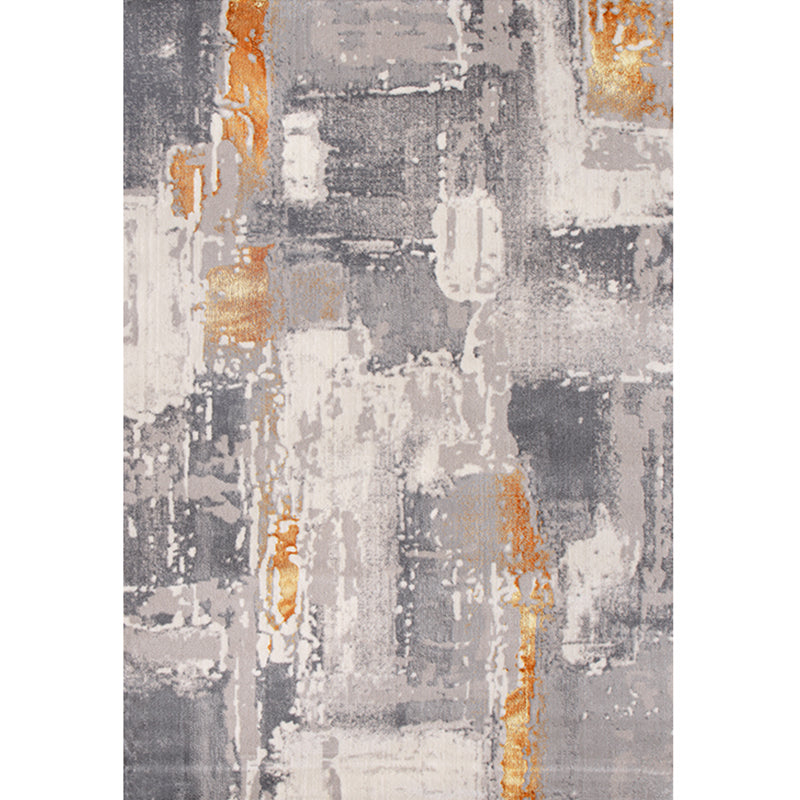 Industrial Living Room Rug Multicolor Aged Wall Look Rug Synthetics Stain Resistant Machine Washable Non-Slip Backing Rug Taupe Clearhalo 'Area Rug' 'Rug' 2262691