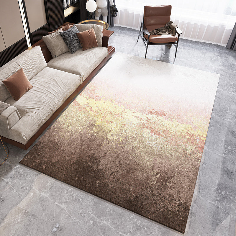 Nostalgic Mottled Surface Rug Multi Colored Industrial Rug Polyester Non-Slip Stain Resistant Washable Rug for Room Brown Clearhalo 'Area Rug' 'Rug' 2262718