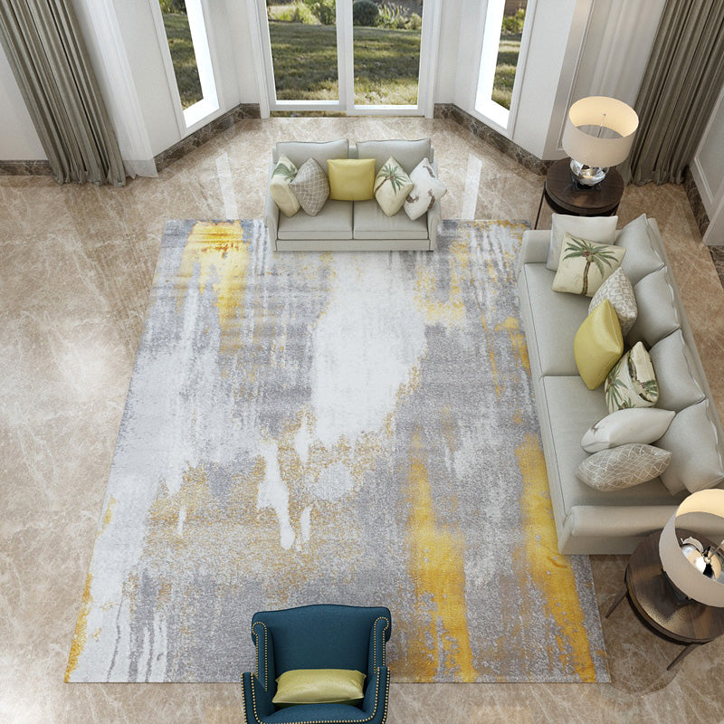 Old Rusty Print Rug Multi Colored Industrial Carpet Polyester Anti-Slip Backing Washable Stain Resistant Rug for Home Light Brown Clearhalo 'Area Rug' 'Rug' 2262758