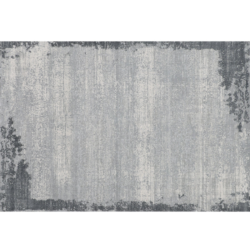 Chic Multicolor Steampunk Rug Synthetics Rustic Surface Look Rug Stain Resistant Non-Slip Washable Rug for Room Silver Gray Clearhalo 'Area Rug' 'Rug' 2262812