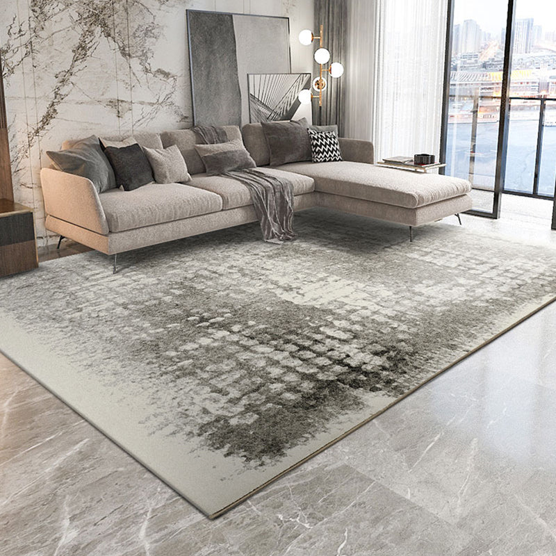 Cyberpunk Rusty Look Area Rug Multi Color Polypropylene Rug Anti-Slip Stain Resistant Machine Washable Rug for Guest Room Dark Gray Clearhalo 'Area Rug' 'Rug' 2262829