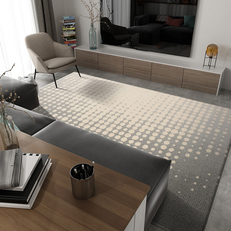 Cyberpunk Rusty Look Area Rug Multi Color Polypropylene Rug Anti-Slip Stain Resistant Machine Washable Rug for Guest Room Cream Gray Clearhalo 'Area Rug' 'Rug' 2262835