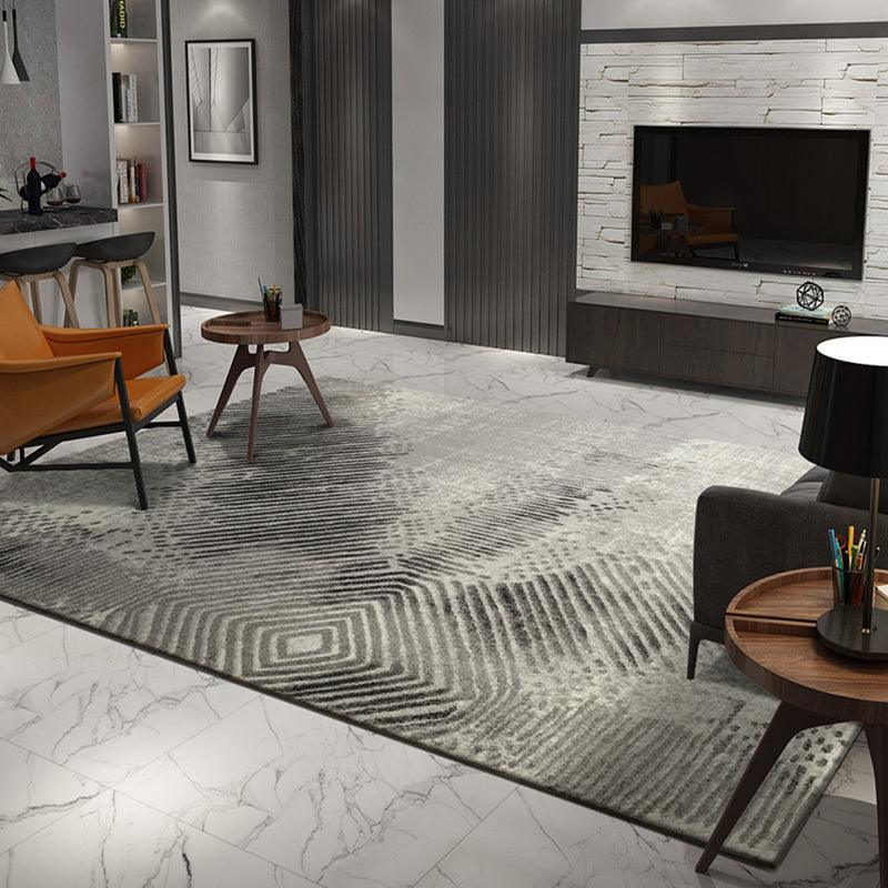 Cyberpunk Rusty Look Area Rug Multi Color Polypropylene Rug Anti-Slip Stain Resistant Machine Washable Rug for Guest Room Grey Clearhalo 'Area Rug' 'Rug' 2262837