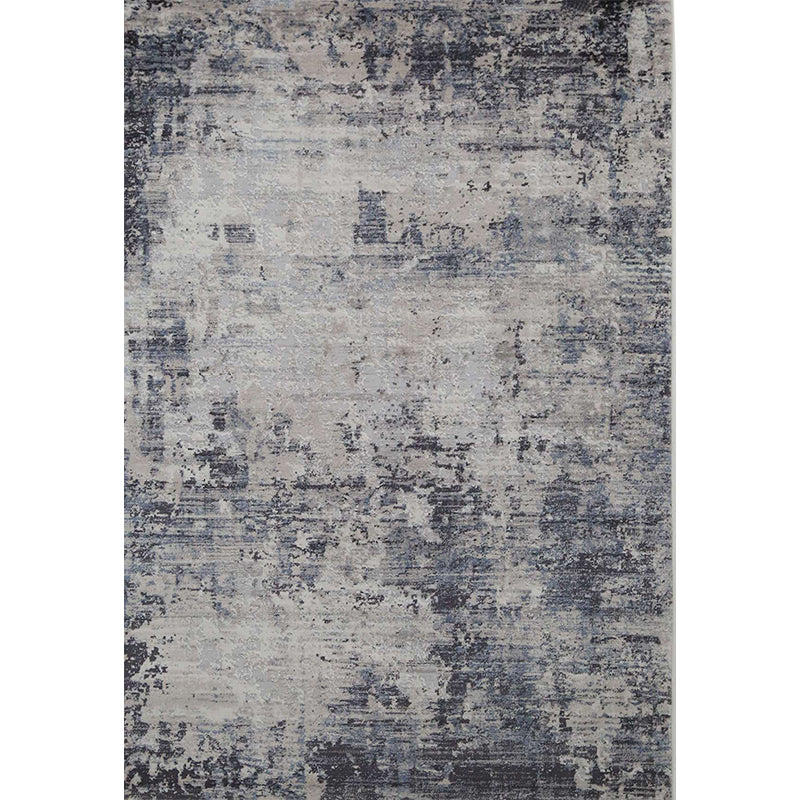 Industrial Room Area Rug Multi Colored Rusty Print Rug Polypropylene Pet Friendly Washable Anti-Slip Rug Dark Gray-White Clearhalo 'Area Rug' 'Rug' 2262999