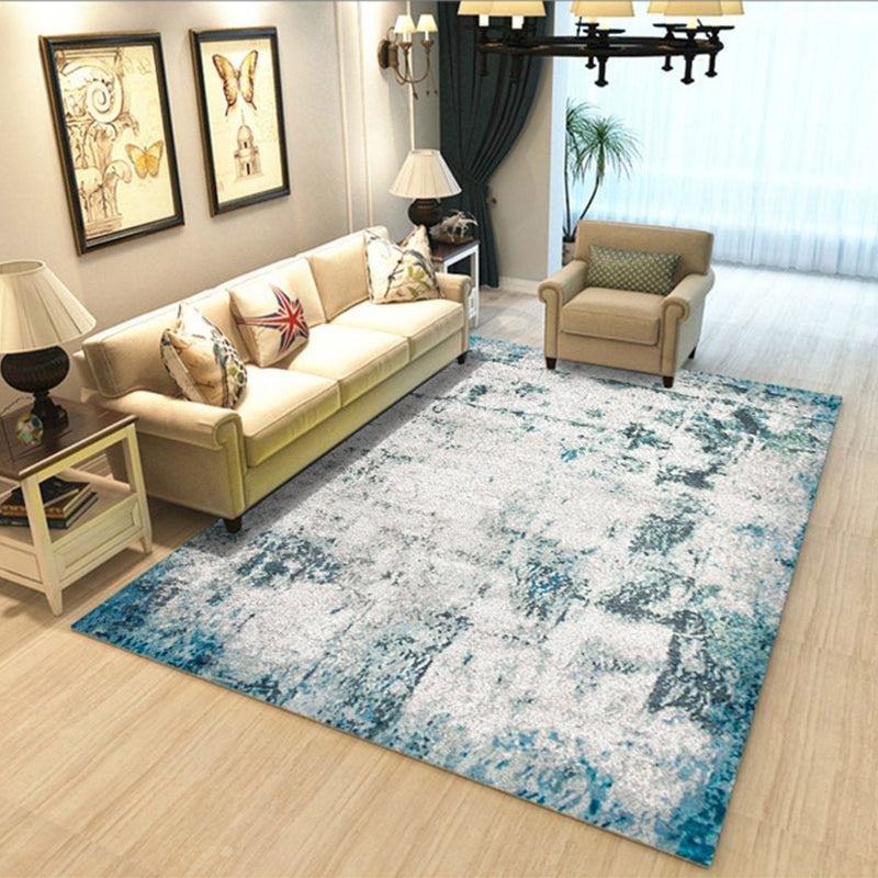 Punky Industrial Area Rug Multi Color Graffiti Abstract Rug Non-Slip Pet Friendly Stain Resistant Rug for Room Green Clearhalo 'Area Rug' 'Rug' 2263052