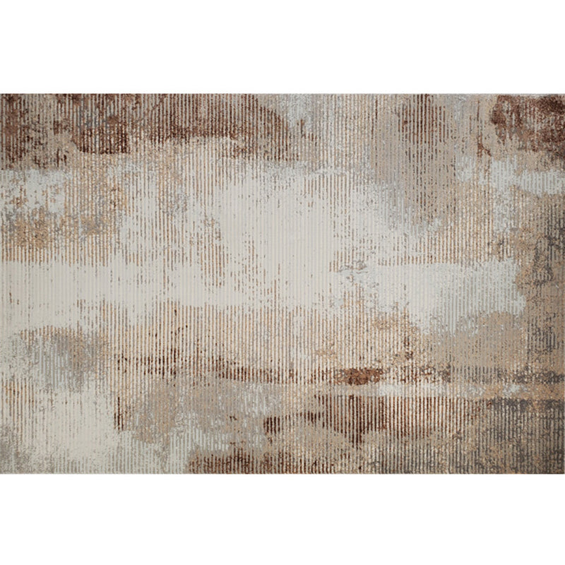 Multicolor Weathered Metal Rug Polypropylene Cyberpunk Rug Washable Pet Friendly Anti-Slip Area Rug for Great Room Brown Clearhalo 'Area Rug' 'Rug' 2263118