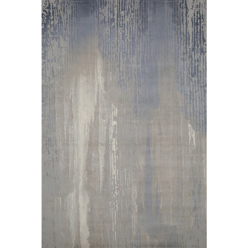 Old Multicolor Rusted Rug Polyester Steampunk Rug Machine Washable Anti-Slip Backing Pet Friendly Rug for Home Smoke Gray Clearhalo 'Area Rug' 'Rug' 2263143