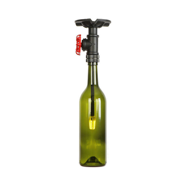 Bottle Semi Flush Light Rustic Single Light Semi Flushmount with Glass Shade Green Clearhalo 'Ceiling Lights' 'Close To Ceiling Lights' 'Close to ceiling' 'Glass shade' 'Glass' 'Island Lights' 'Semi-flushmount' Lighting' 22651