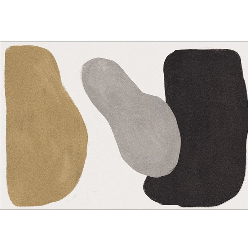 Original Design Scandinavian Style Rug Multicolor Abstract Colorblock Rug Washable Non-Slip Stain Resistant Rug for Room Black Clearhalo 'Area Rug' 'Rug' 2266707