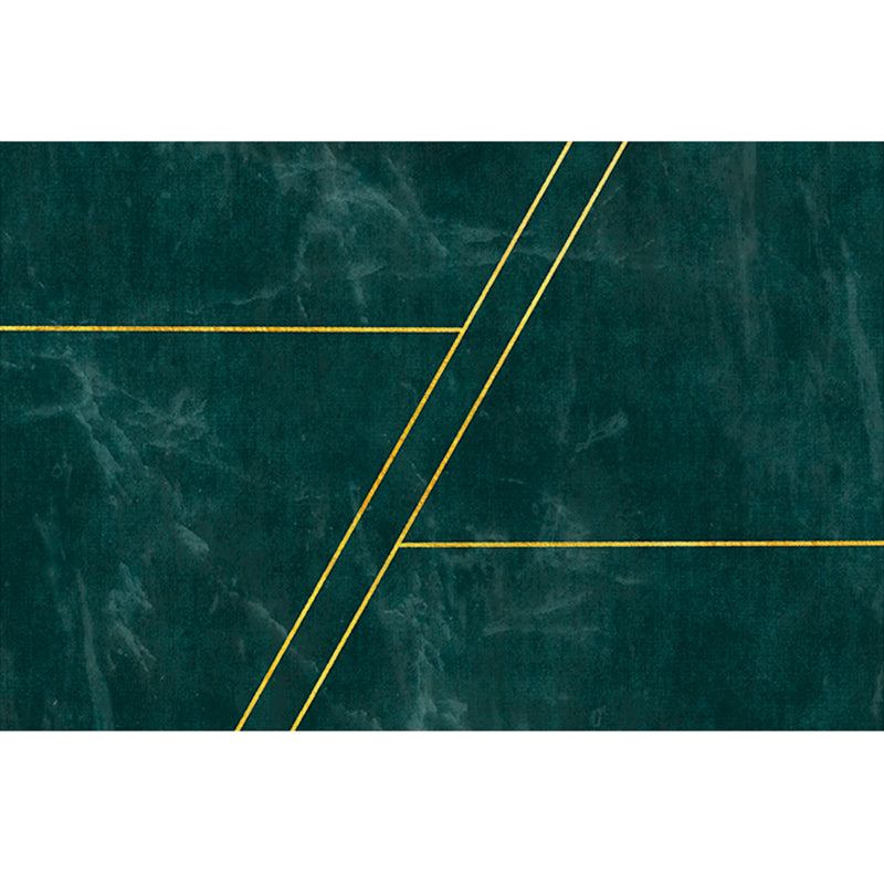 Classic Colorblock Geometric Rug Multi-Color Modern Area Rug Polyester Non-Slip Stain Resistant Machine Washable Rug for Room Blackish Green Clearhalo 'Area Rug' 'Rug' 2266859