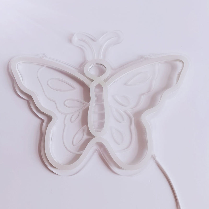 Cartoon Shape Plastic Festive Lighting Decorative White LED Wall Night Light for Bedroom Clearhalo 'Night Lights' 'Wall Lights' Lighting' 2283159
