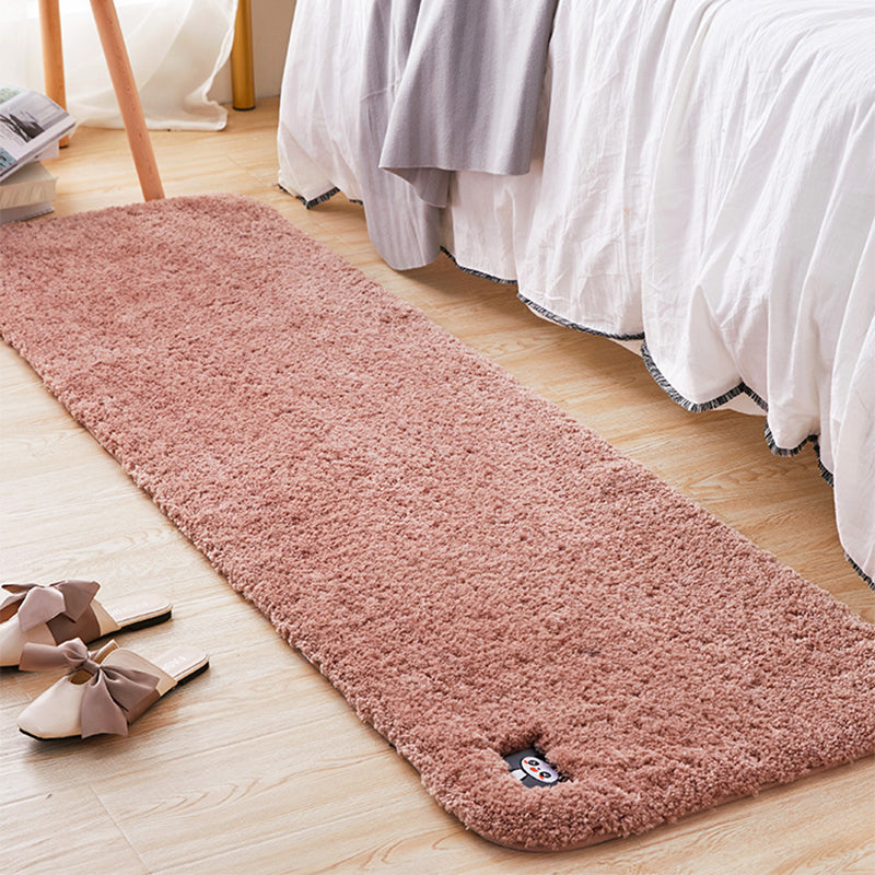 Multi Colored Bedroom Rug Modern Solid Color Rug Synthetics Non-Slip Backing Stain-Resistant Area Carpet Clearhalo 'Area Rug' 'Casual' 'Rugs' Rug' 2286067