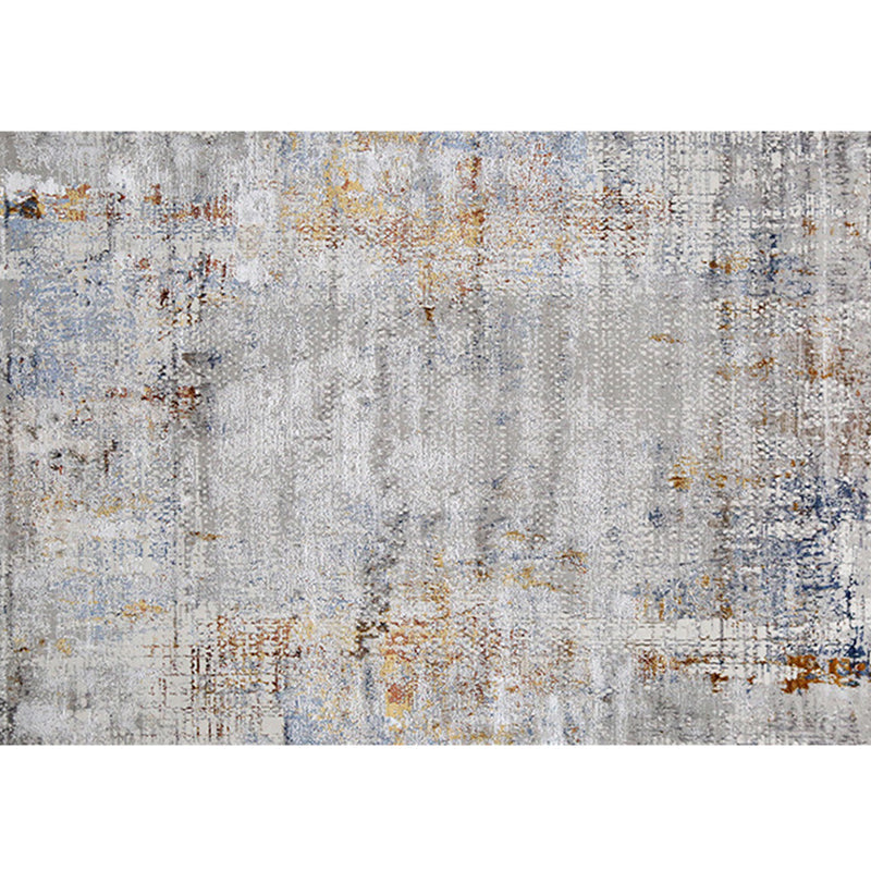Scandinavian Decoration Rug Multi Color Abstract Patterned Area Carpet Polyster Pet Friendly Easy Care Indoor Rug Light Gray 5'3" x 7'7" Clearhalo 'Area Rug' 'Rug' 2286140