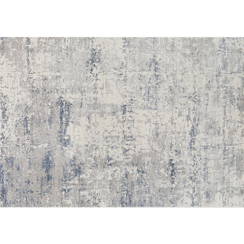 Modern Living Room Rug Multi-Color Abstract Print Rug Area Carpet Polyster Pet Friendly Washable Indoor Rug Smoke Gray Clearhalo 'Area Rug' 'Rug' 2286152