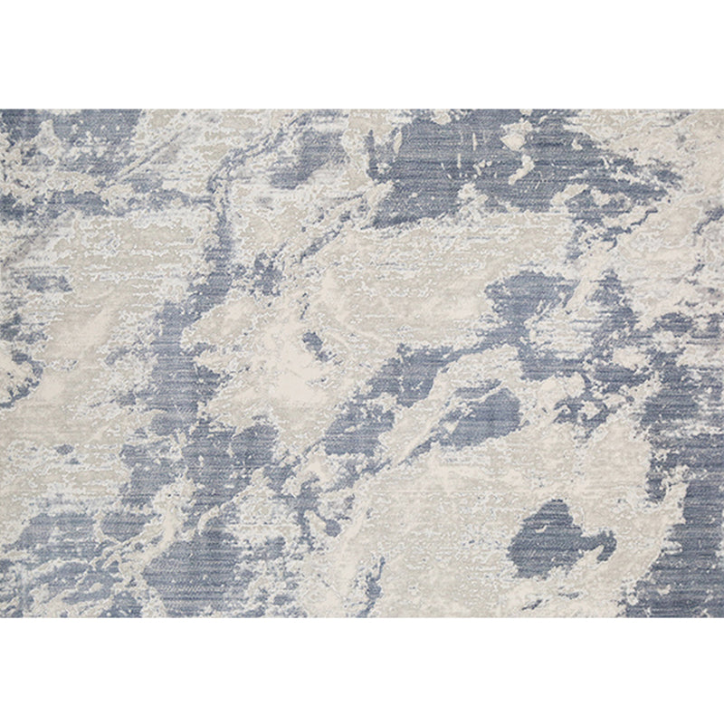 Modern Living Room Rug Multi-Color Abstract Print Rug Area Carpet Polyster Pet Friendly Washable Indoor Rug White-Blue Clearhalo 'Area Rug' 'Rug' 2286153