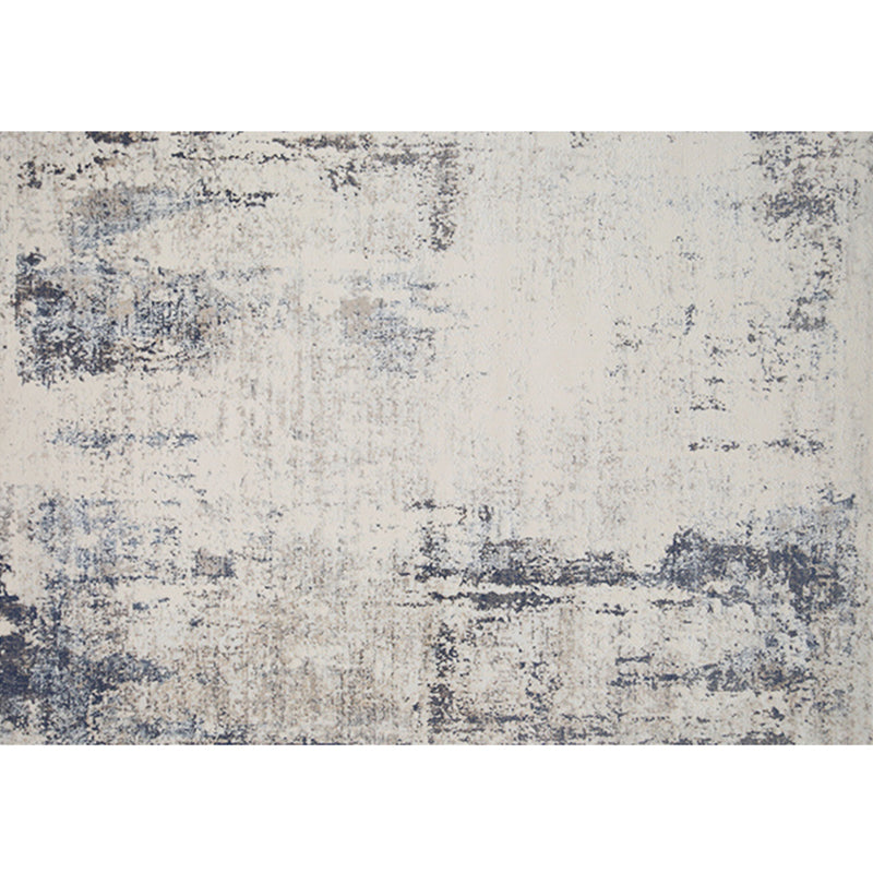 Modern Living Room Rug Multi-Color Abstract Print Rug Area Carpet Polyster Pet Friendly Washable Indoor Rug White-Gray Clearhalo 'Area Rug' 'Rug' 2286154