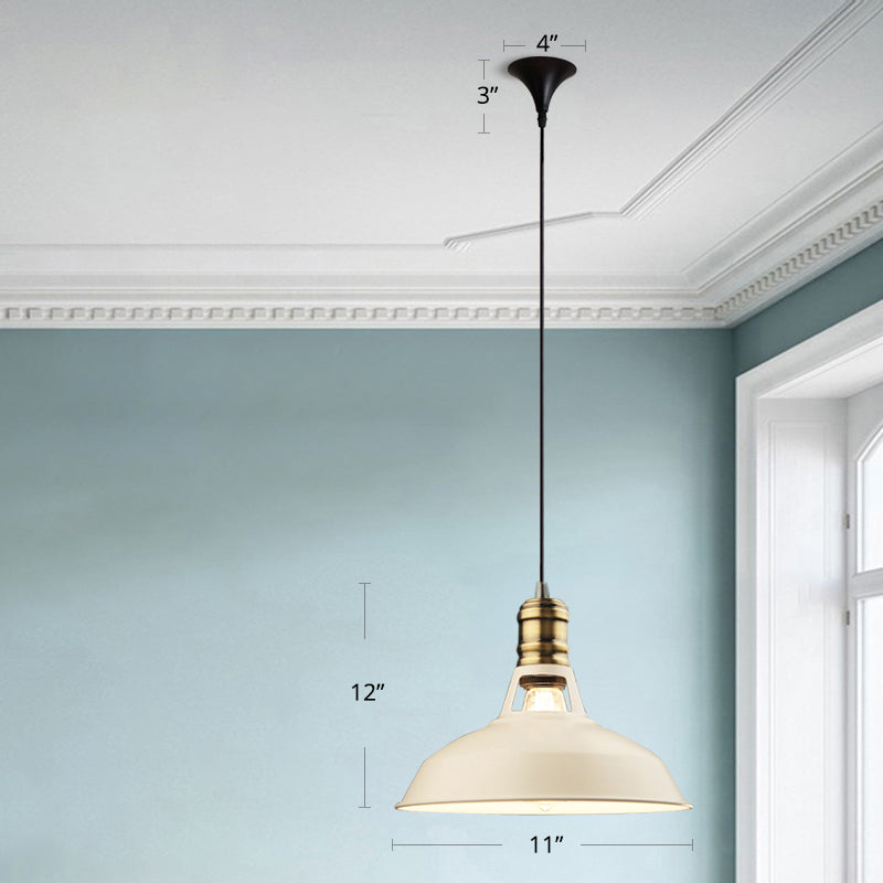 Iron Barn Shaped Pendulum Light Industrial 1 Bulb Dining Room Pendant Light Fixture with Vented Socket Clearhalo 'Art Deco Pendants' 'Black' 'Cast Iron' 'Ceiling Lights' 'Ceramic' 'Crystal' 'Industrial Pendants' 'Industrial' 'Metal' 'Middle Century Pendants' 'Pendant Lights' 'Pendants' 'Rustic Pendants' 'Tiffany' Lighting' 2289917