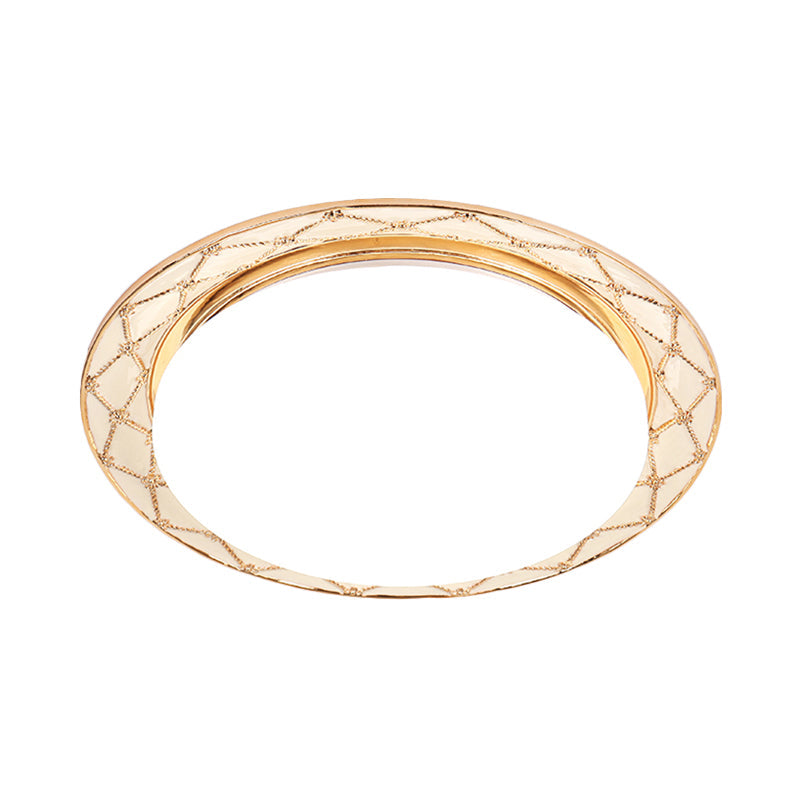 LED Resin Flush Light Fixture Traditional Black/Red/Apricot Bowl Living Room Flush Mount Lighting Clearhalo 'Ceiling Lights' 'Close To Ceiling Lights' 'Close to ceiling' 'Flush mount' Lighting' 229294