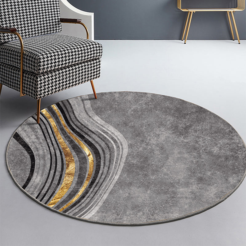 Formal Color Block Rug Multi Colored Polyster Area Rug Non-Slip Pet Friendly Washable Indoor Rug for Parlor Clearhalo 'Area Rug' 'Modern' 'Rugs' Rug' 2300299