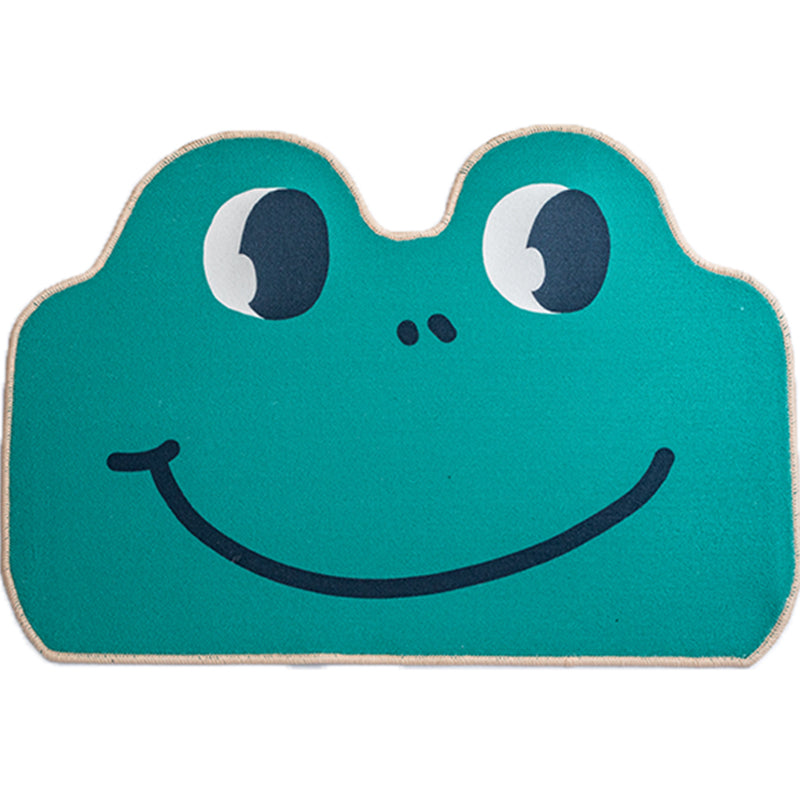 Multi Colored Bedroom Rug Casual Cartoon Animal Indoor Rug Synthetics Anti-Slip Backing Pet Friendly Carpet Green Clearhalo 'Area Rug' 'Rug' 2300896