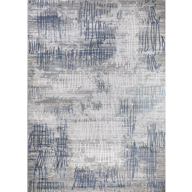 Formal Abstract Pattern Rug Multi Color Cotton Blend Indoor Rug Non-Slip Backing Pet Friendly Area Carpet for Living Room Light Gray Clearhalo 'Area Rug' 'Rug' 2301101