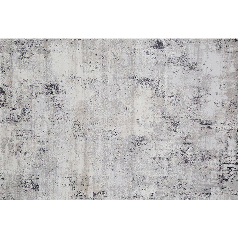 Multi Color Cyberpunk Rug Polyster Abstract Pattern Indoor Rug Easy Care Pet Friendly Area Carpet for Living Room Gray-White Clearhalo 'Area Rug' 'Rug' 2301127