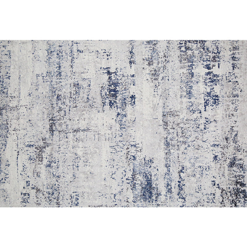 Multi Color Cyberpunk Rug Polyster Abstract Pattern Indoor Rug Easy Care Pet Friendly Area Carpet for Living Room Blue-Grey-Yellow Clearhalo 'Area Rug' 'Rug' 2301131