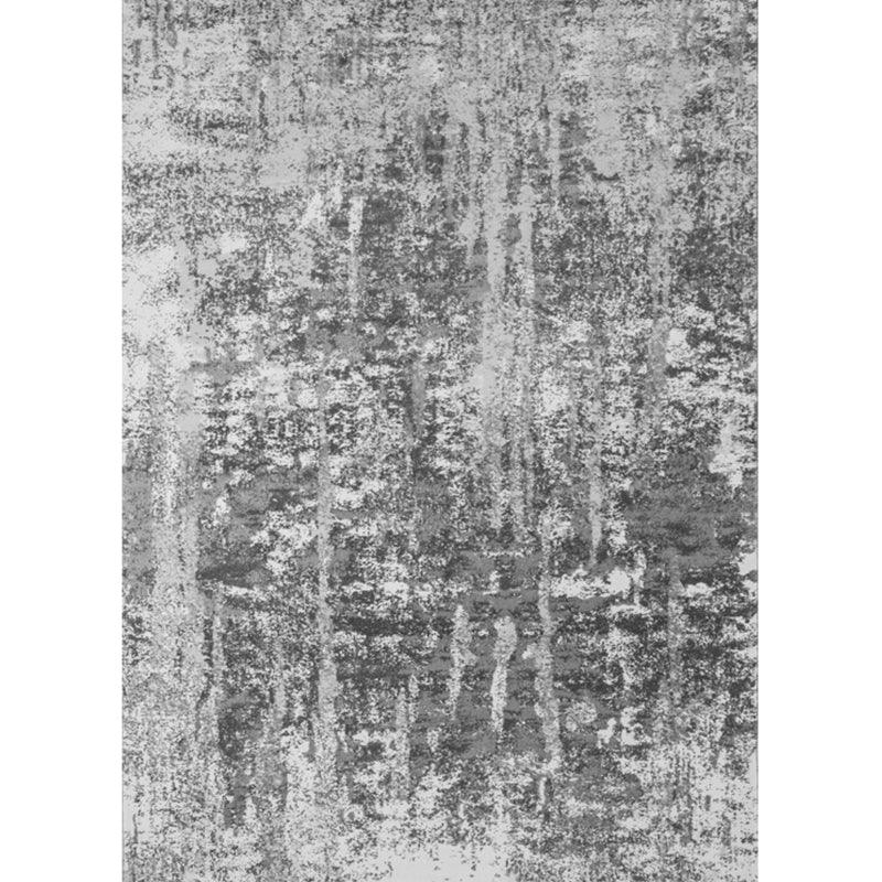 Glam Living Room Rug Multi Colored Abstract Printed Indoor Rug Cotton Blend Anti-Slip Pet Friendly Area Carpet Brown-Black 5'3" x 7'7" Clearhalo 'Area Rug' 'Rug' 2301188