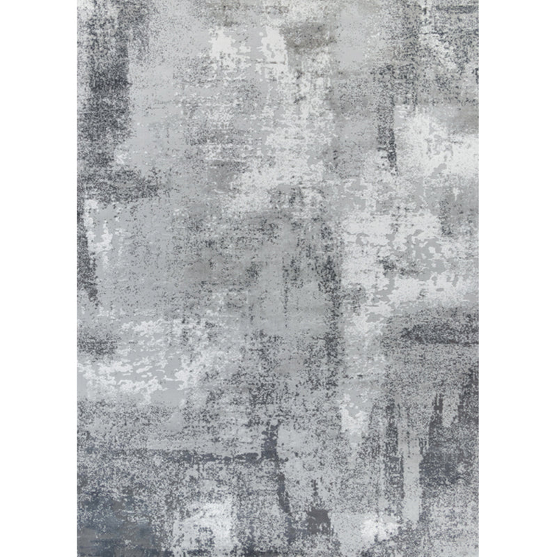 Glam Living Room Rug Multi Colored Abstract Printed Indoor Rug Cotton Blend Anti-Slip Pet Friendly Area Carpet Gray-Khaki Clearhalo 'Area Rug' 'Rug' 2301191