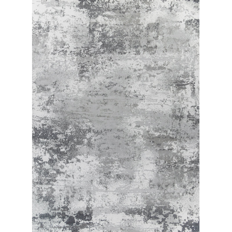 Glam Living Room Rug Multi Colored Abstract Printed Indoor Rug Cotton Blend Anti-Slip Pet Friendly Area Carpet Gray-Orange Clearhalo 'Area Rug' 'Rug' 2301192