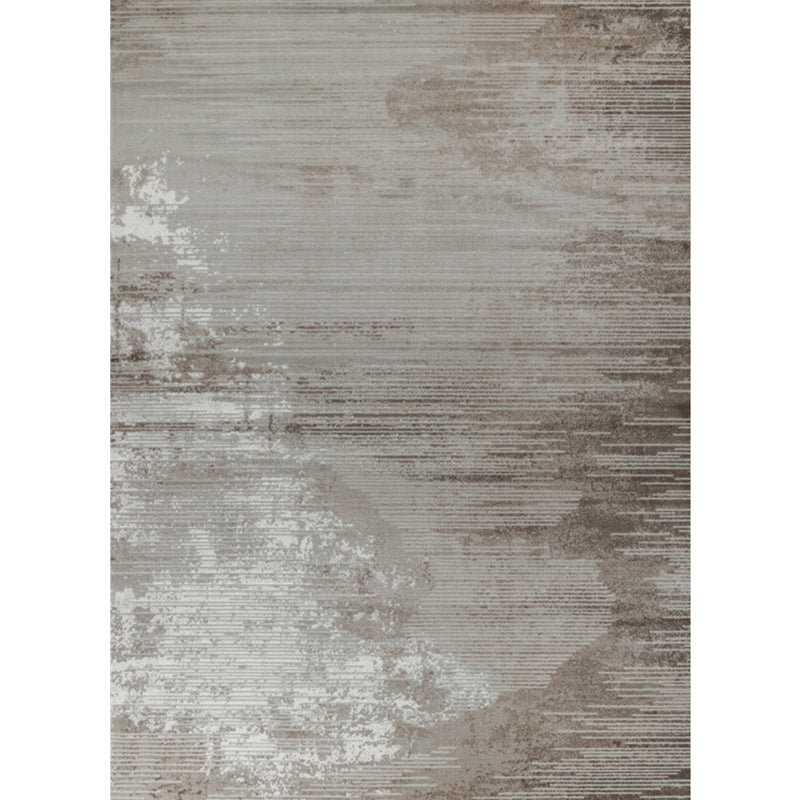 Industrial Living Room Rug Multi Color Abstract Print Carpet Cotton Blend Easy Care Machine Washable Area Rug Light Brown Clearhalo 'Area Rug' 'Rug' 2301282
