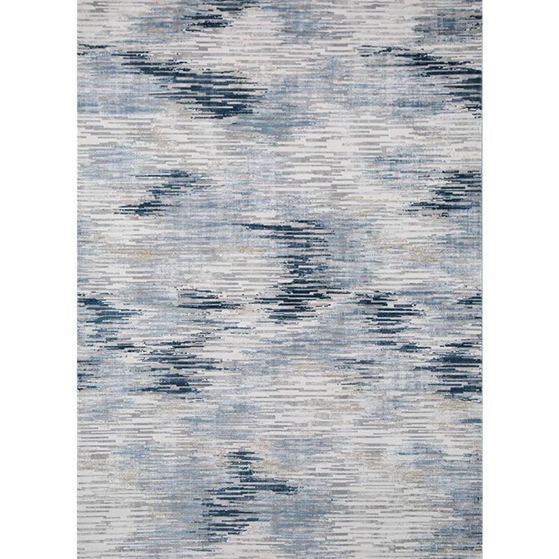 Industrial Living Room Rug Multi Color Abstract Print Carpet Cotton Blend Easy Care Machine Washable Area Rug Green-Blue Clearhalo 'Area Rug' 'Rug' 2301290