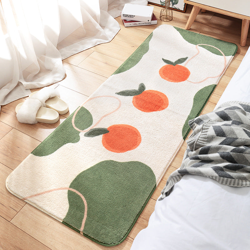 Relaxing Kids Room Rug Multi Color Plant Patterned Indoor Rug Polyster Non-Slip Backing Easy Care Carpet Pea Green Clearhalo 'Area Rug' 'Rug' 2301540