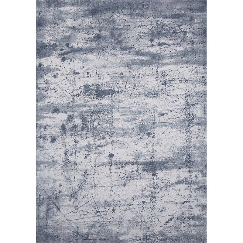 Novelty Parlor Rug Multi Color Abstract Pattern Indoor Rug Synthetics Non-Slip Backing Pet Friendly Carpet Gray-Blue Clearhalo 'Area Rug' 'Rug' 2309280