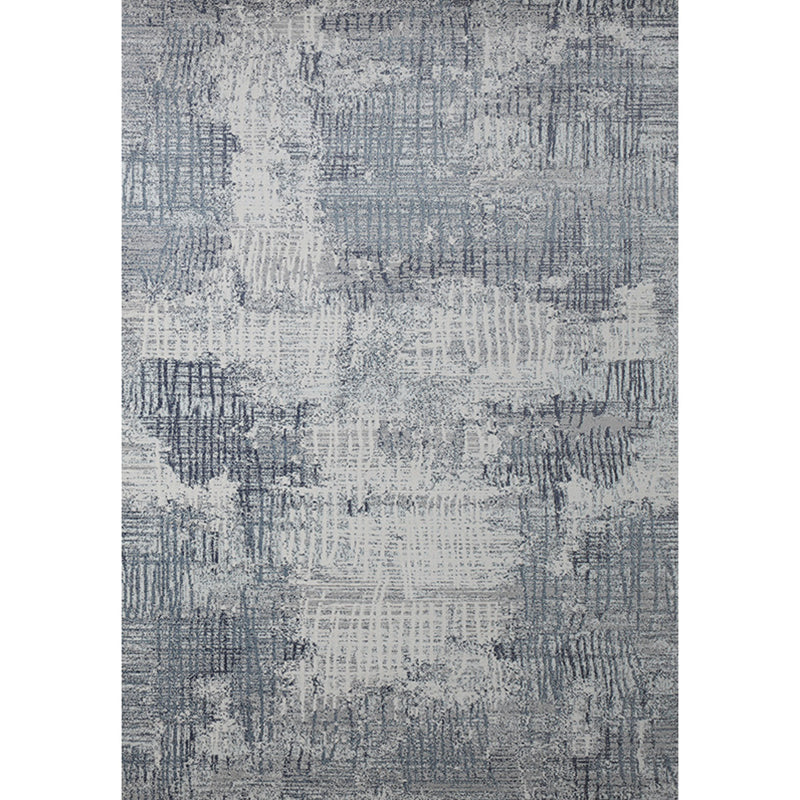 Novelty Parlor Rug Multi Color Abstract Pattern Indoor Rug Synthetics Non-Slip Backing Pet Friendly Carpet Light Gray 6'7" x 9'6" Clearhalo 'Area Rug' 'Rug' 2309281