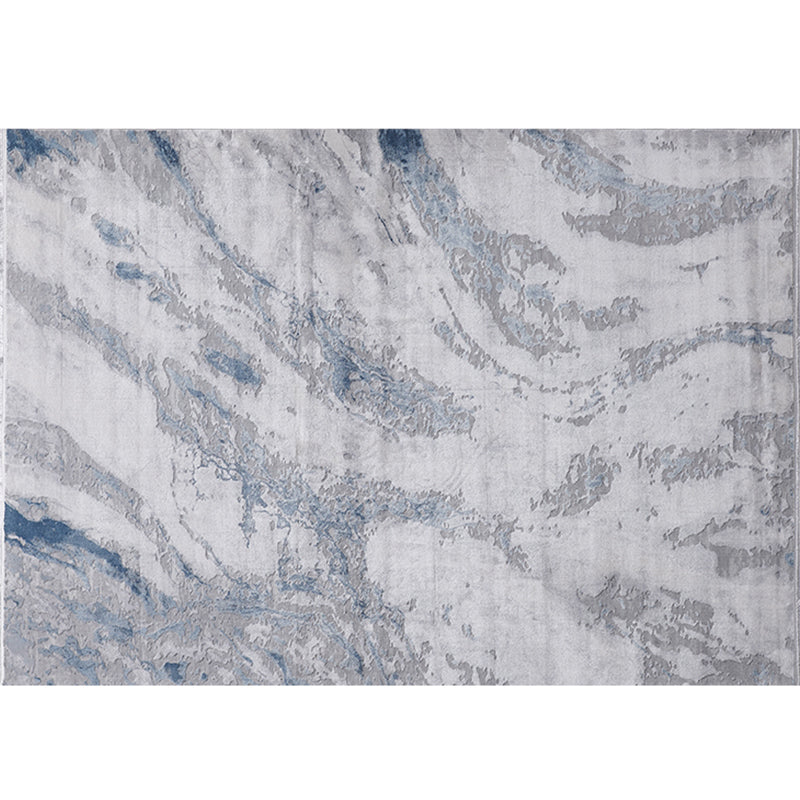 Simple Living Room Rug Multi Colored Abstract Pattern Area Rug Non-Slip Backing Pet Friendly Area Carpet Gray-White Clearhalo 'Area Rug' 'Rug' 2309326