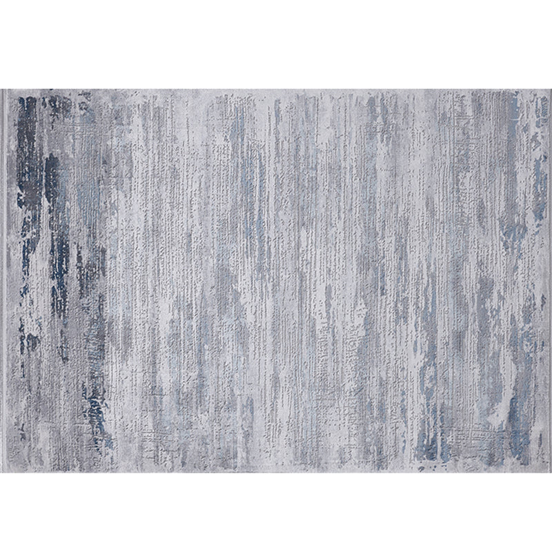 Simple Living Room Rug Multi Colored Abstract Pattern Area Rug Non-Slip Backing Pet Friendly Area Carpet Gray-Blue Clearhalo 'Area Rug' 'Rug' 2309329