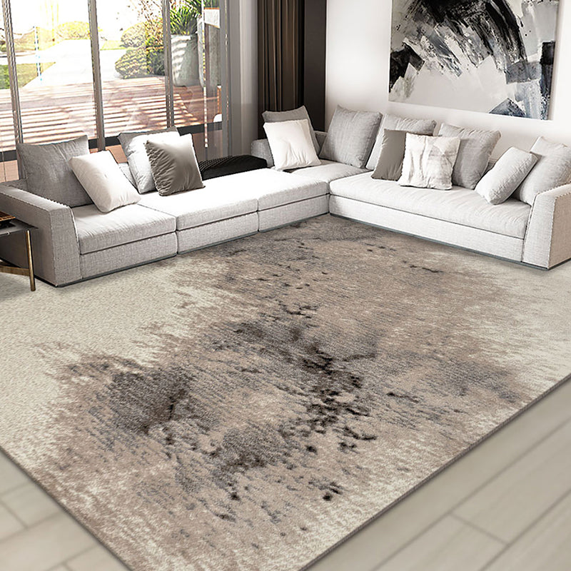 Industrial Living Room Rug Multi Colored Abstract Patterned Indoor Rug Synthetics Easy Care Pet Friendly Area Carpet Blue Clearhalo 'Area Rug' 'Rug' 2309554