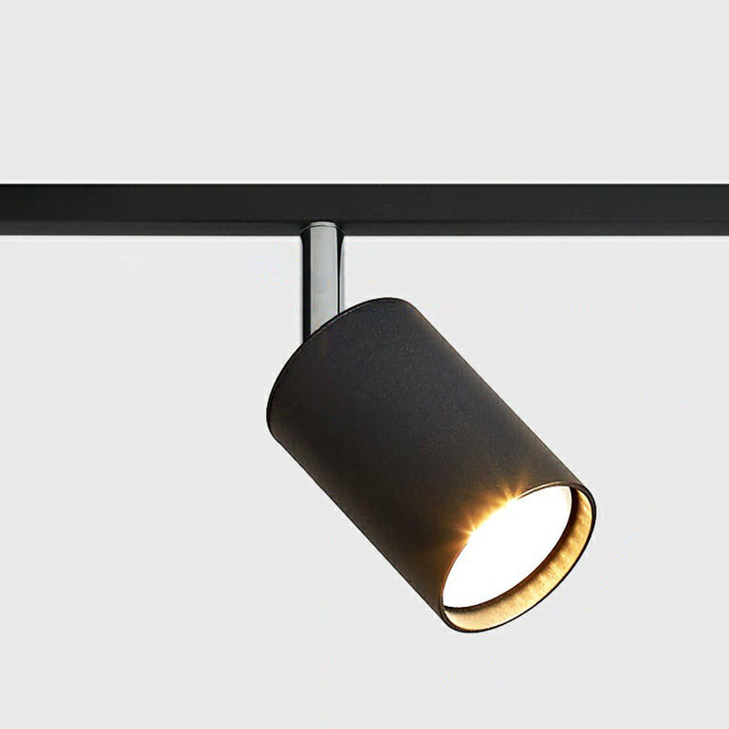 Metal Tube Spotlight Track Lamp Modern Semi Flush Mount Ceiling Light for Clothing Store Clearhalo 'Ceiling Lights' 'Close To Ceiling Lights' 'Close to ceiling' 'Semi-flushmount' Lighting' 2311488
