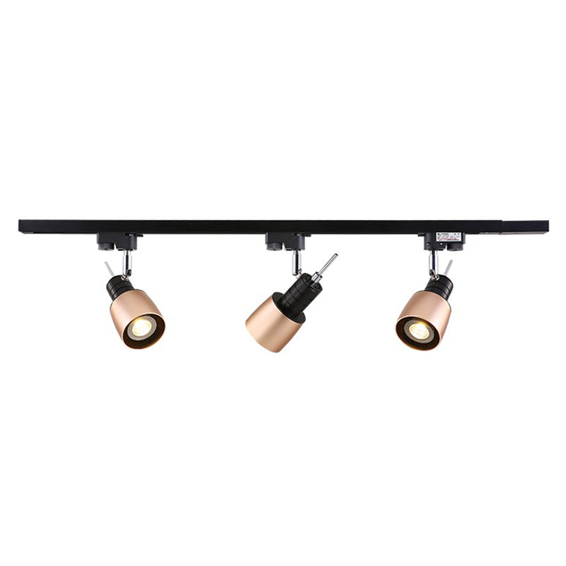 Grenade Spotlight Semi Flush Mount Minimalist Metal Living Room Track Lighting Fixture Clearhalo 'Ceiling Lights' 'Close To Ceiling Lights' 'Close to ceiling' 'Semi-flushmount' Lighting' 2311563