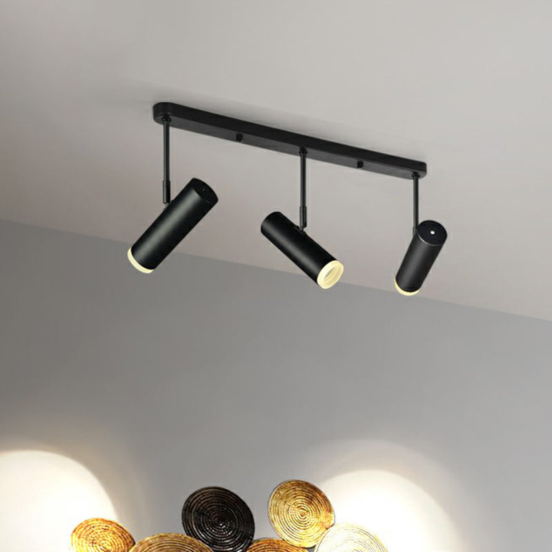 Metal Tubular Spotlight Ceiling Light Modern LED Suspension Lighting for Living Room Clearhalo 'Ceiling Lights' 'Modern Pendants' 'Modern' 'Pendant Lights' 'Pendants' Lighting' 2312162