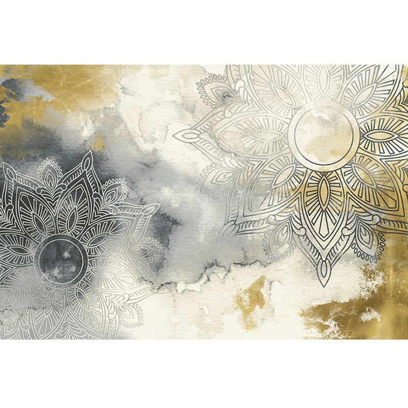 Simplicity Abstract Line Print Rug Multi Color Polypropylene Rug Anti-Slip Backing Stain Resistant Pet Friendly Area Carpet for Room Beige Clearhalo 'Area Rug' 'Modern' 'Rugs' Rug' 2317017