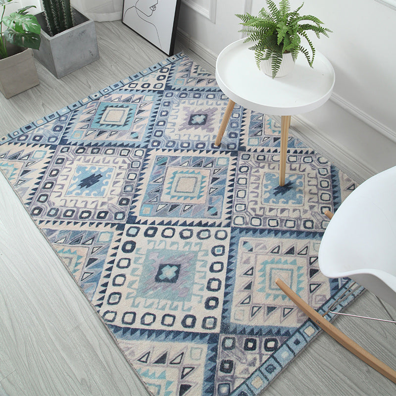 Multi Color Modern Rug Polypropylene Southwestern Print Indoor Rug Non-Slip Backing Pet Friendly Area Carpet for Living Room Clearhalo 'Area Rug' 'Rugs' 'Southwestern' Rug' 2317637