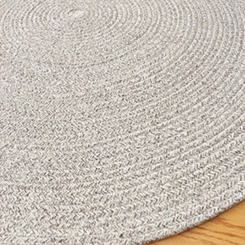 Simplicity Bedroom Rug Multi Color Solid Color Area Carpet Sisal Non-Slip Backing Machine Washable Indoor Rug Coffee Clearhalo 'Area Rug' 'Rug' 2317935