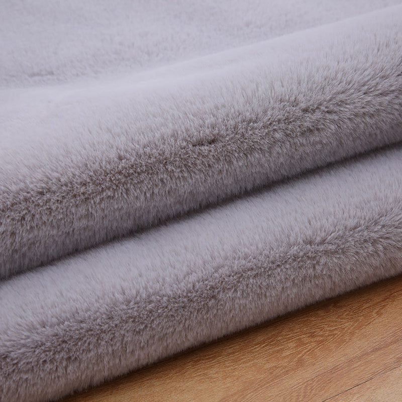 Multi Color Country Rug Cotton Blend Solid Color Area Carpet Anti-Slip Stain-Resistant Easy Care Indoor Rug for Room Light Gray Clearhalo 'Area Rug' 'Rug' 2325626