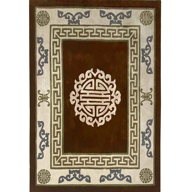 Oriental Living Room Rug Multi Color Geometric Patterned Indoor Rug Polypropylene Pet Friendly Anti-Slip Backing Carpet Coffee Clearhalo 'Area Rug' 'Rug' 2334449