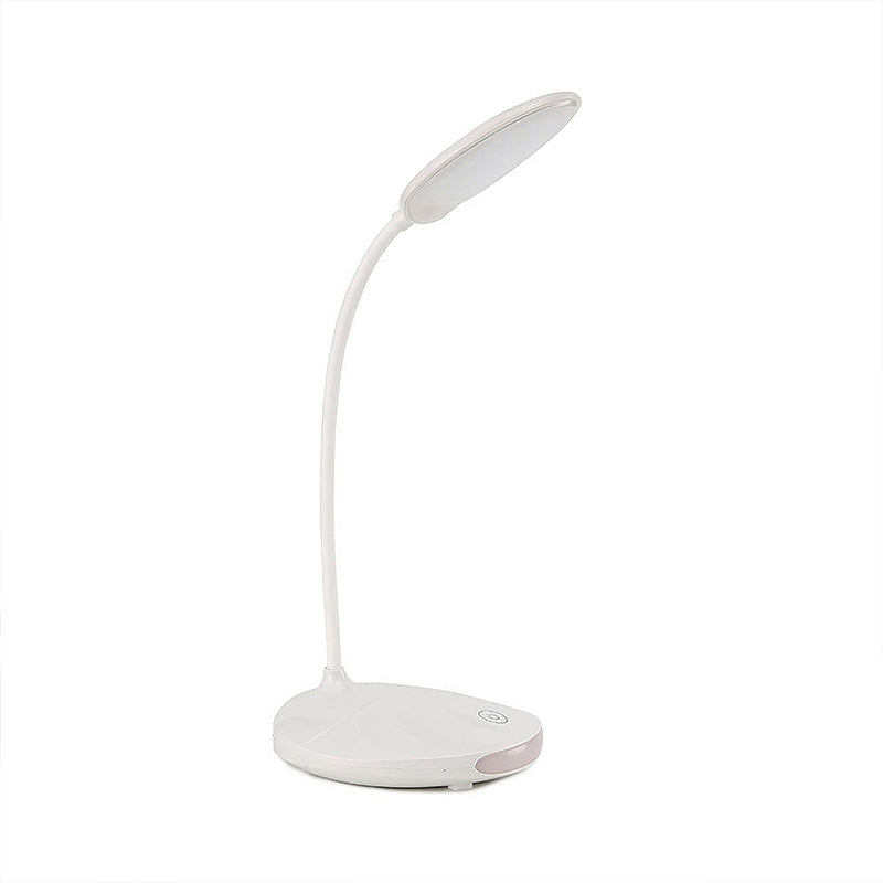 Pink/White LED Folding Desk Lamp Modern Style USB Charging Standing Table Light for Reading Clearhalo 'Desk Lamps' 'Lamps' Lighting' 234749