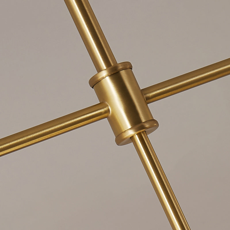 Simplicity Ball Pendant Lighting Opaline Glass Dining Room Island Light Fixture in Gold Clearhalo 'Ceiling Lights' 'Island Lights' Lighting' 2357434