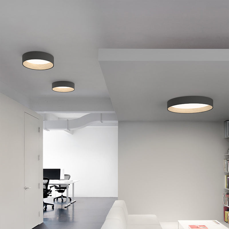 Nordic Circular LED Ceiling Flush Mount Metal Kitchen Flush Mount Lamp with Acrylic Diffuser Clearhalo 'Ceiling Lights' 'Close To Ceiling Lights' 'Close to ceiling' 'Flush mount' Lighting' 2357474