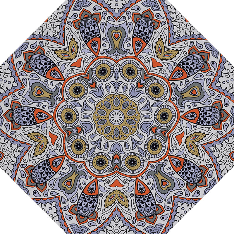 Fancy Geometric Print Rug Multi Colored Polyster Indoor Rug Easy Care Pet Friendly Washable Area Rug for Bedroom Grey Clearhalo 'Area Rug' 'Moroccan' 'Rugs' Rug' 2361331